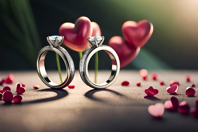 Free Ai Generated Couple Ring illustration and picture