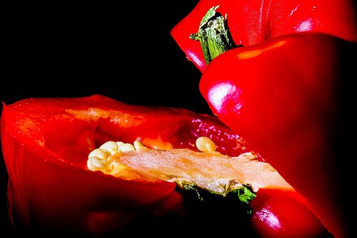 Rote Paprika, Paprika, Lebensmittel