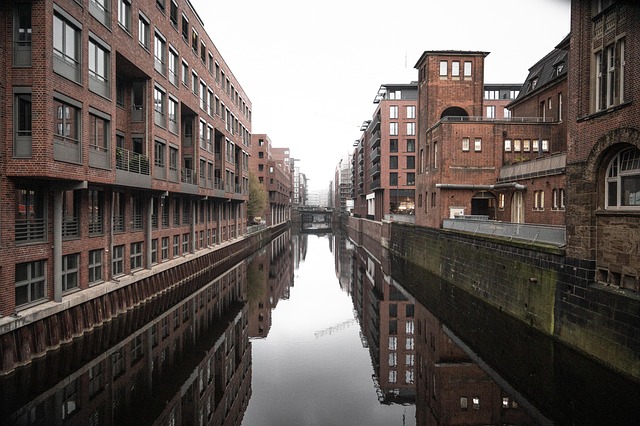 Hamburg, Germania, Oraș, Urban, Apă