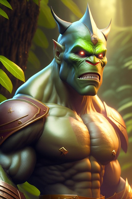 Download Ai Generated, Orc, Warrior. Royalty-Free Stock Illustration ...