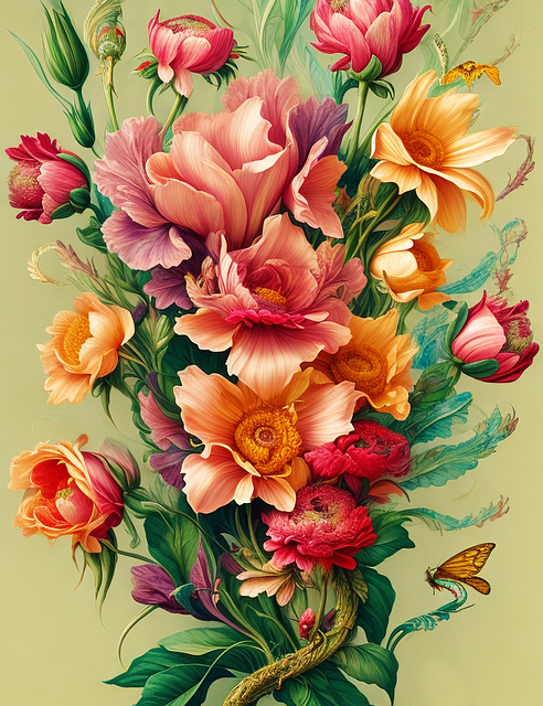 Fantasy Flowers, Flowers, Bouquet