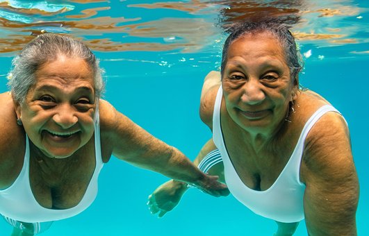 Natación, Agua, Mujer, Piscina