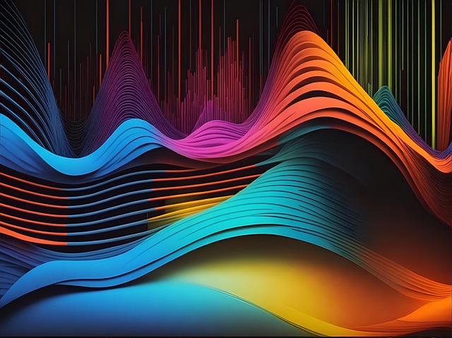 Download free HD stock image of Ai Generated Wave Free ai generated wave frequency illustration
