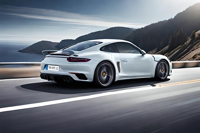 Free ai generated porsche car illustration