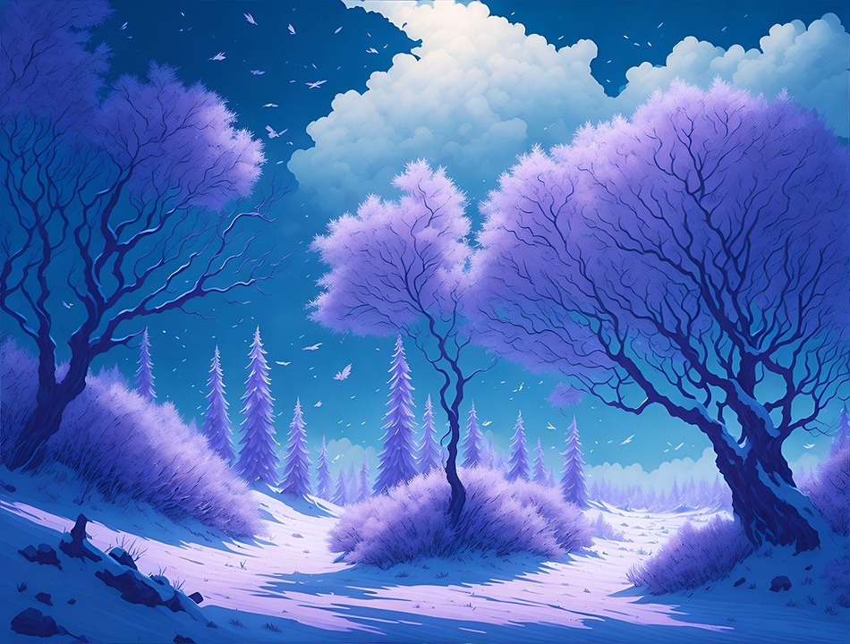 Download Trees Fir Trees Snow RoyaltyFree Stock Illustration Image