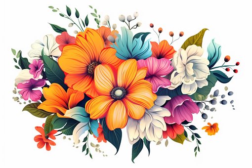 Free Ai Generated Floral illustration and picture