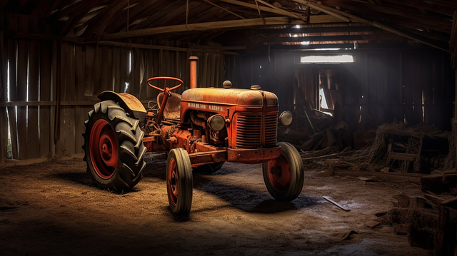 Free Ai Generated Tractor illustration and picture