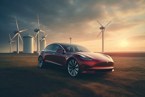 Free Car Tesla illustration and picture