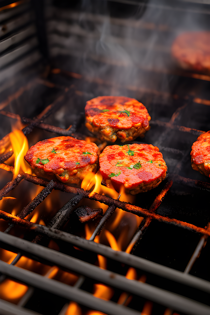 Free steak meat grill illustration