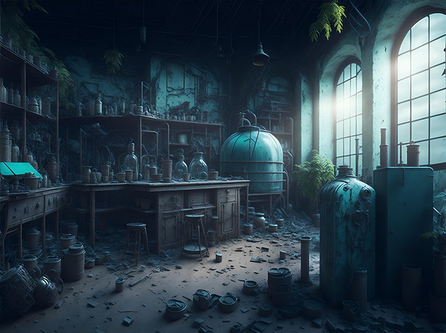 Download free HD stock image of Ai Generated Building Free ai generated building abandoned illustration