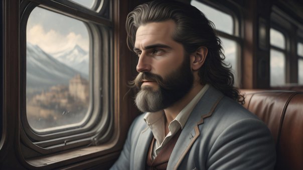Free Man Train illustration and picture