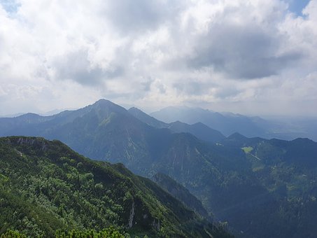 Bjerge, Natur, Bayern, Himmel, Landskab