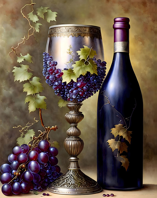 Free vintage wine alcohol illustration