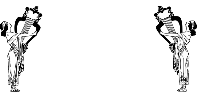 Mädchen, Harfe, Musik, Musikinstrument