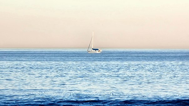 Free Boat Sunset photo and picture