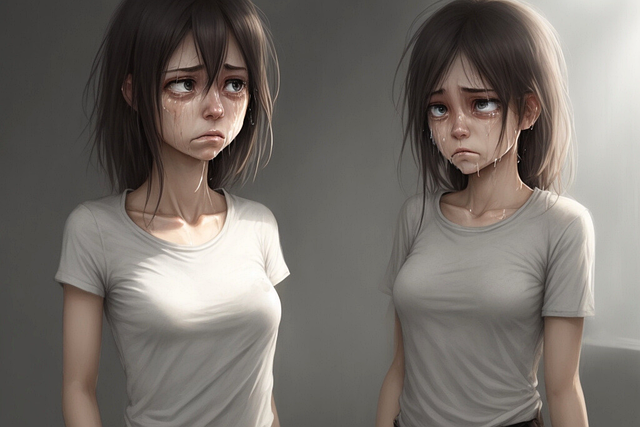 Free ai generated girl teenager illustration