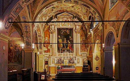Santa Caterina Del Sasso, Mosteiro