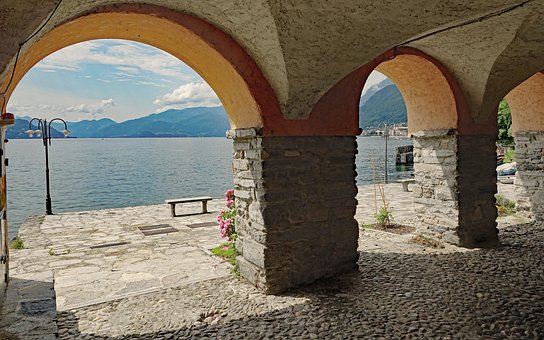 Itália, Lago De Como, Panorama, Viajar