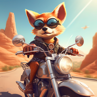 Free Ai Generated Fox illustration and picture
