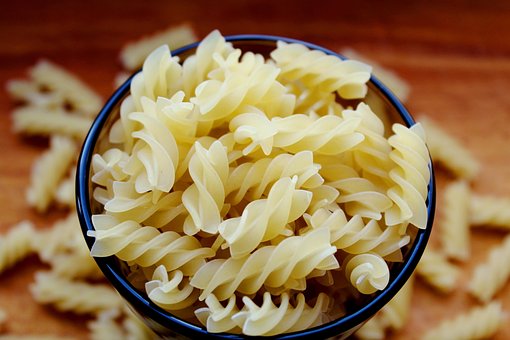 Fusili, Pasta, Macaroni, Eten
