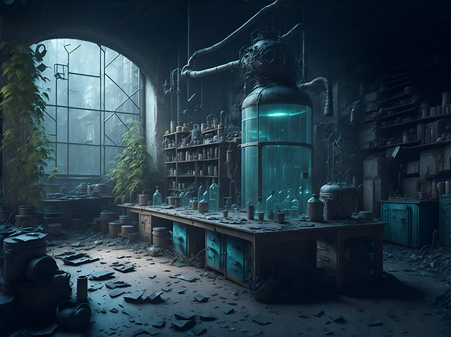 Free ai generated laboratory room illustration