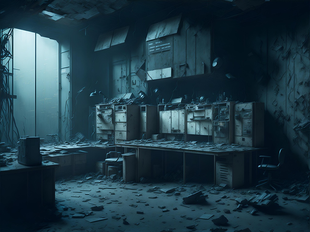 Download Ai Generated Room Abandoned Royalty-Free Stock Illustration ...