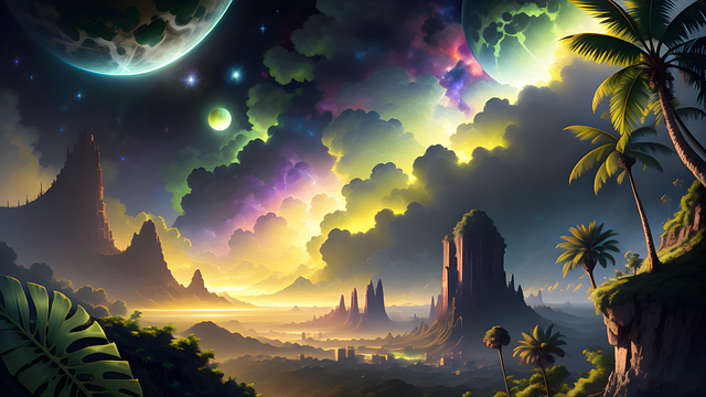 Free oil painting wallpaper background illustration