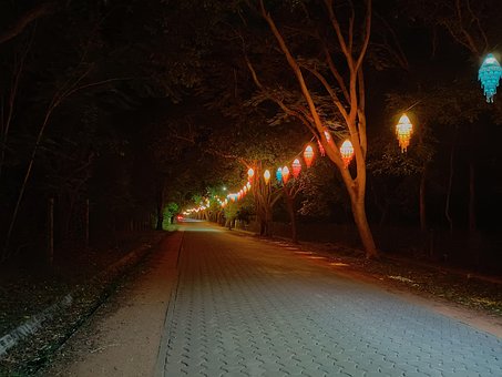 Free Night Colorful photo and picture