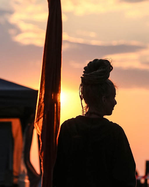Free Woman Silhouette photo and picture