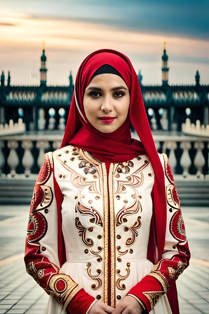Smuk, Islamisk, Pige, Kvinde, Model