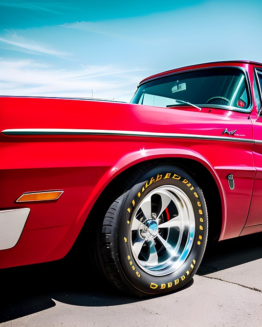 Free ai generated plymouth belvedere car illustration