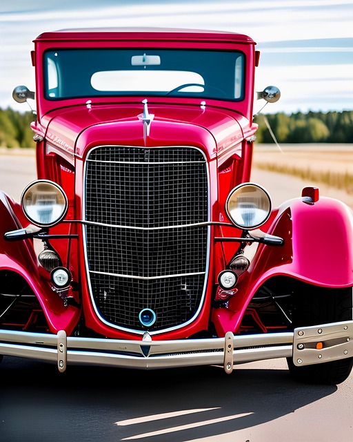 Free ai generated 1932 ford car illustration