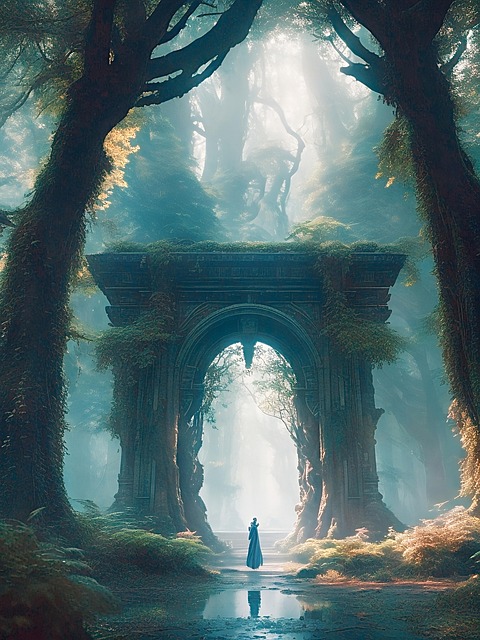 Download free HD stock image of Ai Generated Arch Free ai generated arch nature illustration