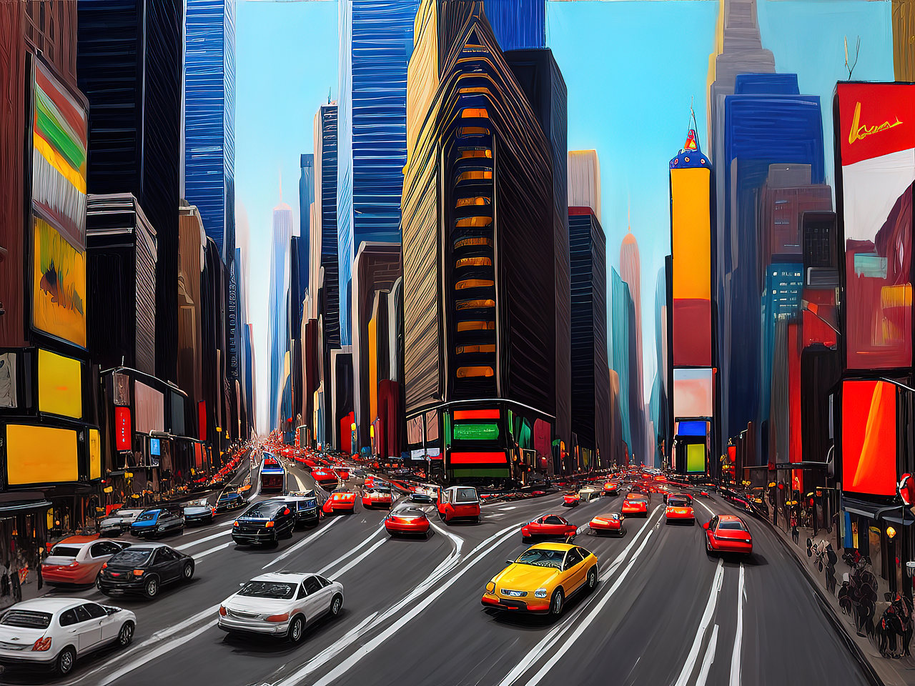 Download New York City Times Square Royalty-Free Stock Illustration ...