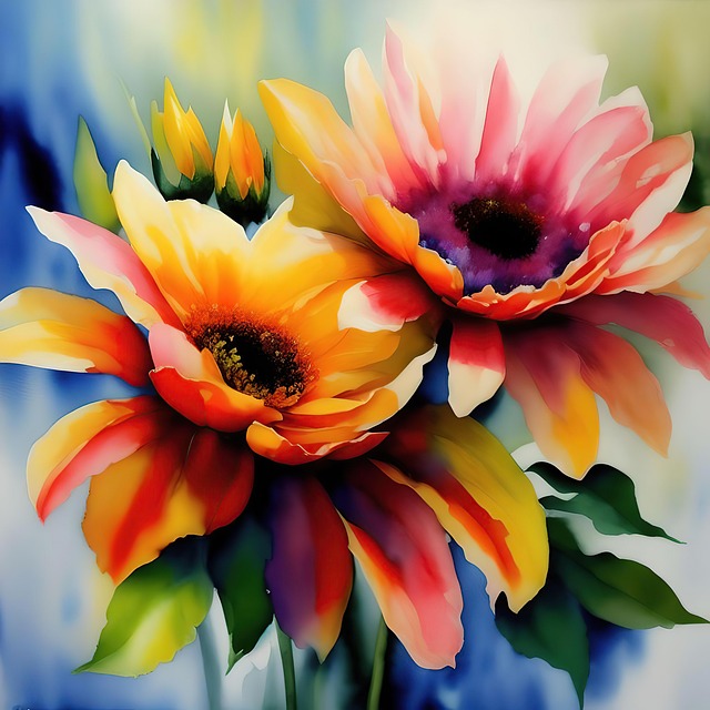 Free Ai Generated Flowers illustration and picture