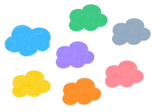 Free Clouds Hand-Drawn illustration and picture