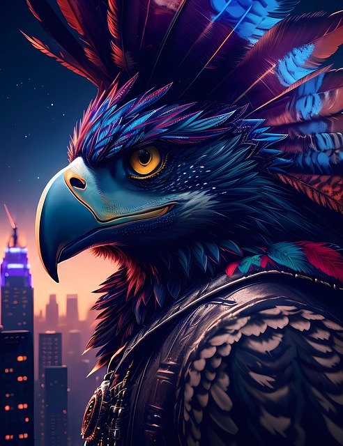 Free Ai Generated Eagle illustration and picture