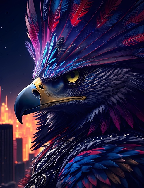 Free Ai Generated Eagle illustration and picture