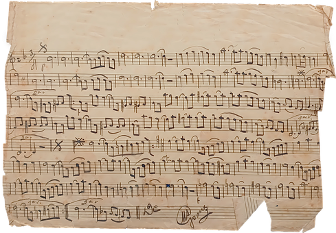 Partitura Antigua, Partituras De Música