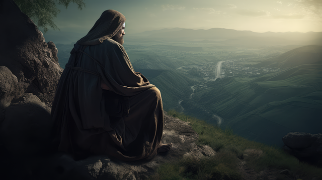 Free ai generated man jesus illustration