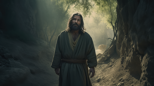 Free ai generated christianity jesus illustration
