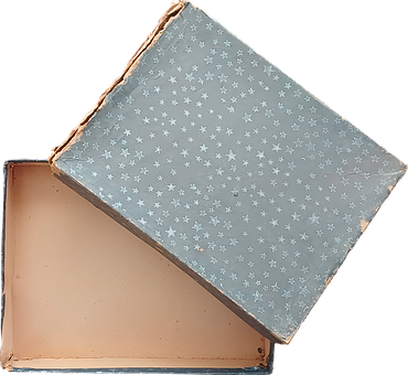 Antiguo, Scrapbooking, Papel, Caja Vieja