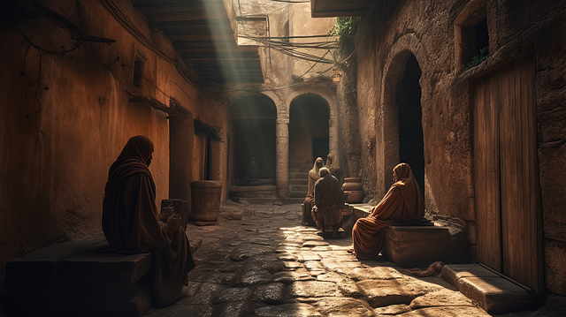 Free ai generated christianity jesus illustration