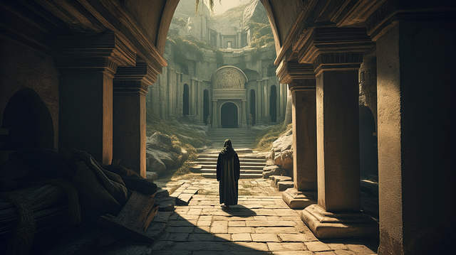 Free ai generated christianity jesus illustration