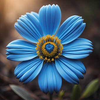Ai Gerado, Flor, Planta, Flor-Azul