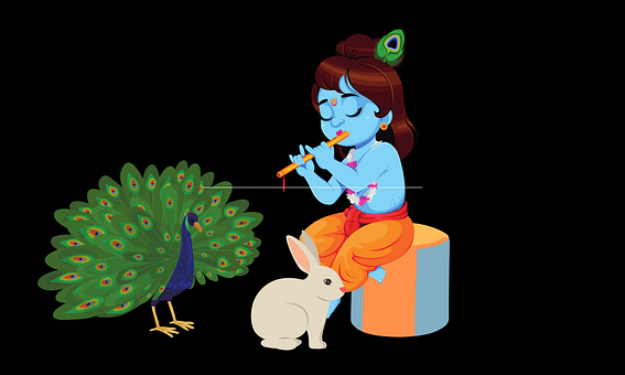 Free Krishna Little Krishna illustration and picture