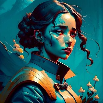 Free Scenery Standing illustration and picture