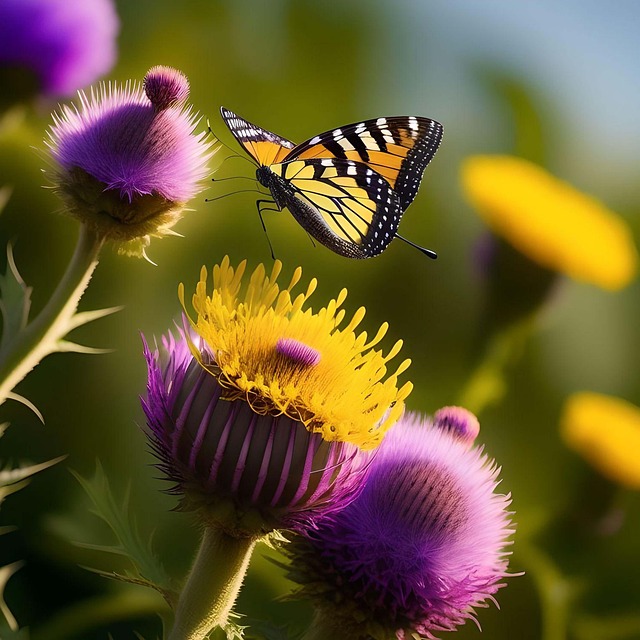 Free ai generated butterfly insect illustration