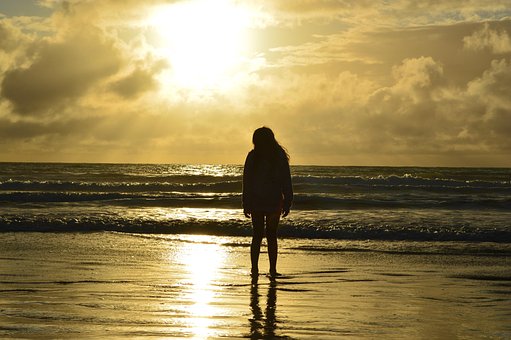 Agua, Mar, Ondas, Pôr Do Sol, Sol