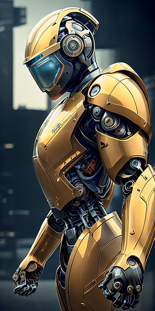 Free robocop policeman humanoid illustration